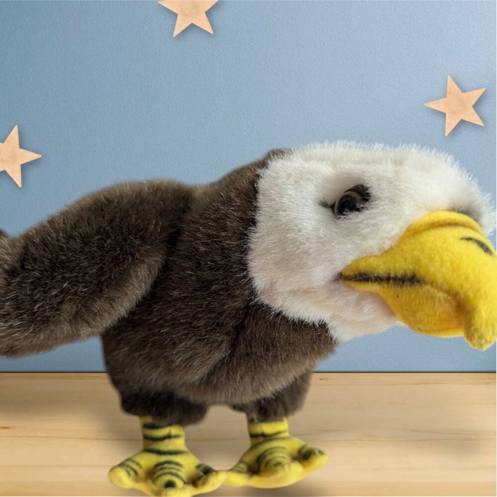 Bald Eagle Incredible Petables Stuffed Plush 8 inch Retired stuffed animal toy